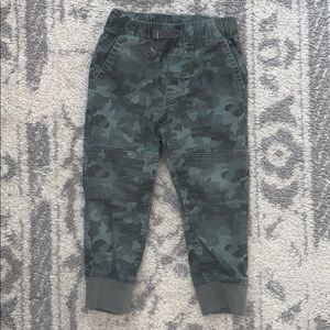 Toddler boys camo joggers